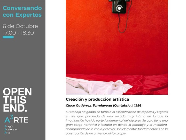 Diálogos  A3RTE2020 - Creación y Producción Artística con Ciuco Gutiérrez